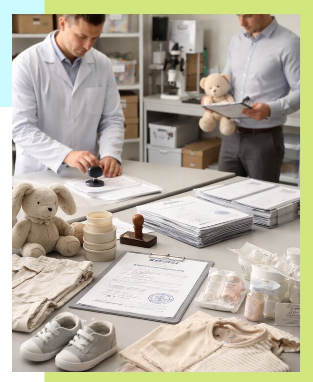 Сертификация детских товаров в Ханты-Мансийске от 15314 р. | Алешин-Хнт