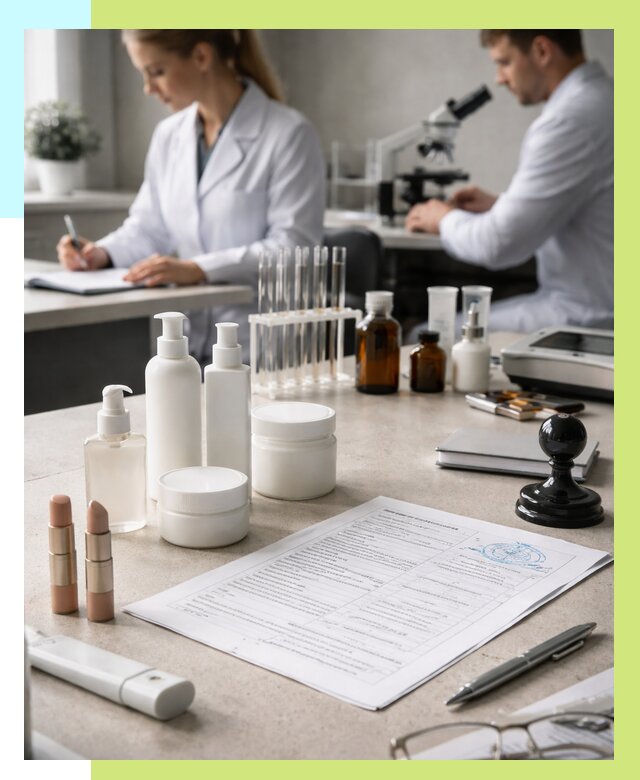 Сертификация косметики в Ханты-Мансийске от 20418 р. - Алешин-Хнт