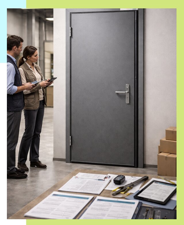 Сертификация противопожарных дверей в Ханты-Мансийске от 9188 р. | Алешин-Хнт