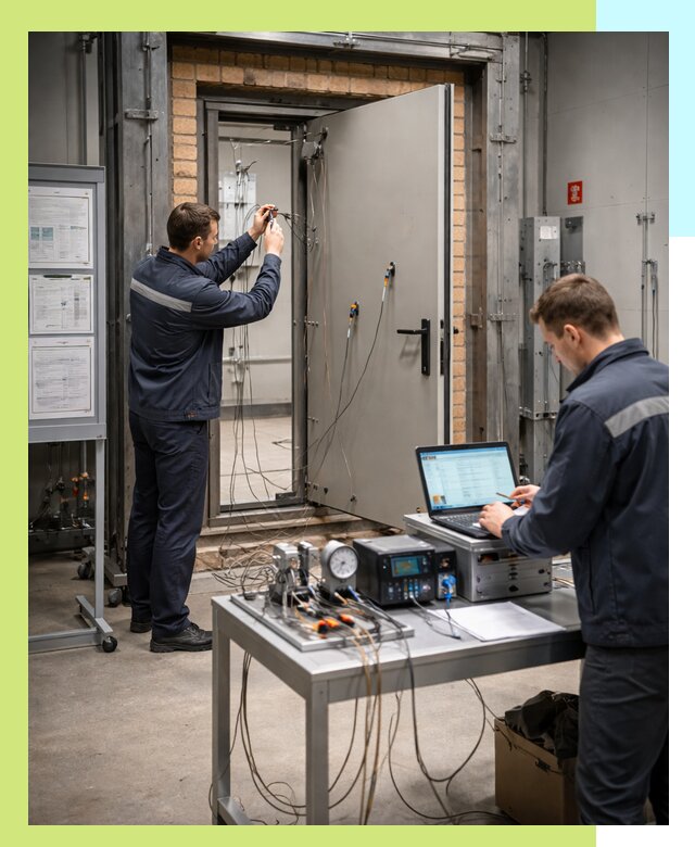 Сертификация противопожарных дверей в Ханты-Мансийске по ГОСТ и ТР