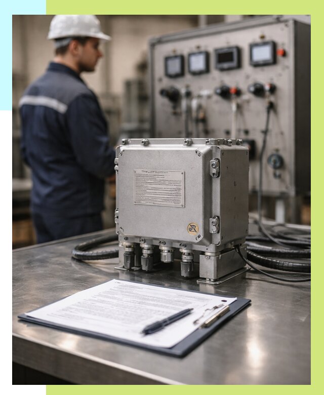 Сертификация взрывозащищенного оборудования в Ханты-Мансийске от 35732 р. | Алешин-Хнт