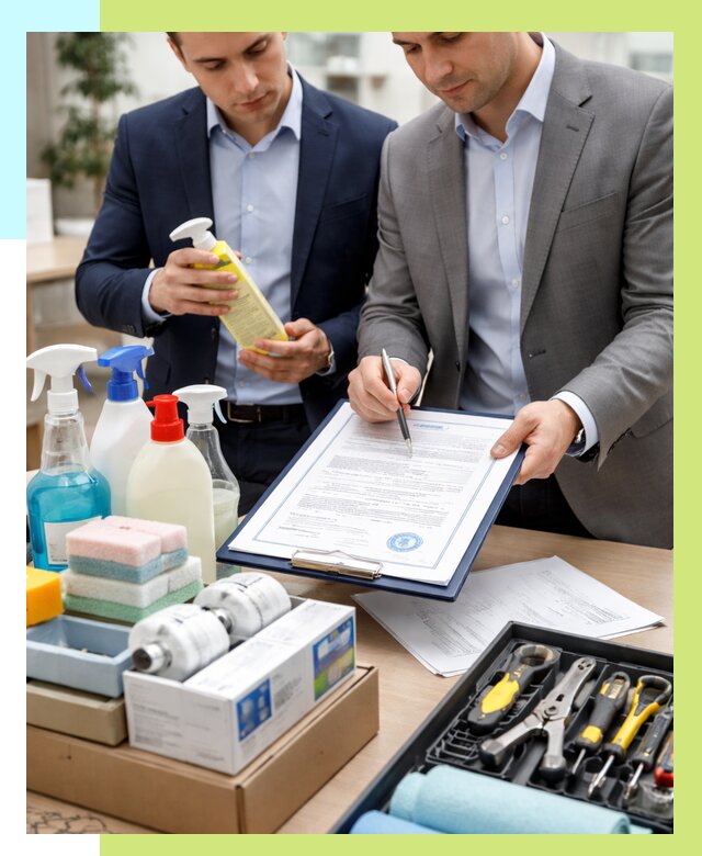 Сертификация хозяйственных товаров в Ханты-Мансийске, от 18376 р. |Алешин-Хнт