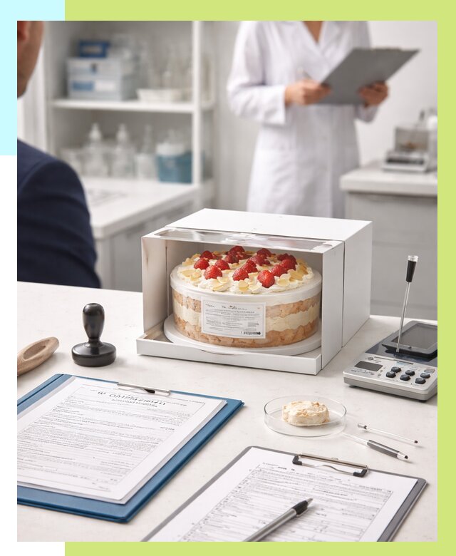 Сертификация тортов в Ханты-Мансийске от 9188 р. заказать | Алешин-Хнт