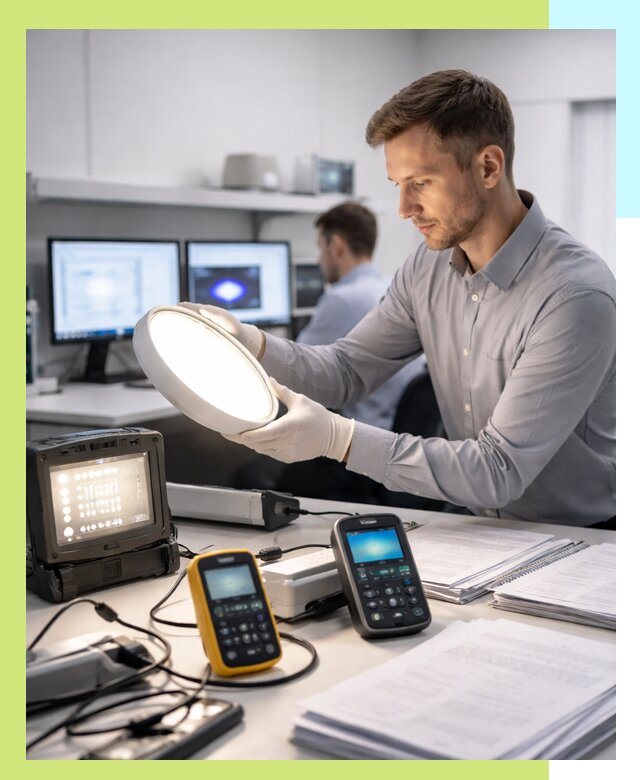 Сертификация светильников в Ханты-Мансийске: испытания и оформление