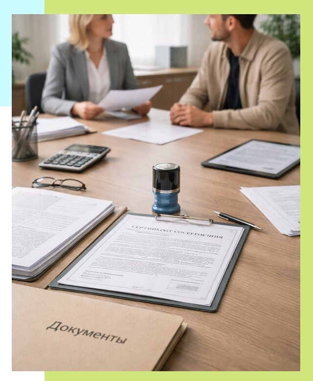 Сертификат соответствия на продукцию в Ханты-Мансийске от 15314 р.|Алешин-Хнт