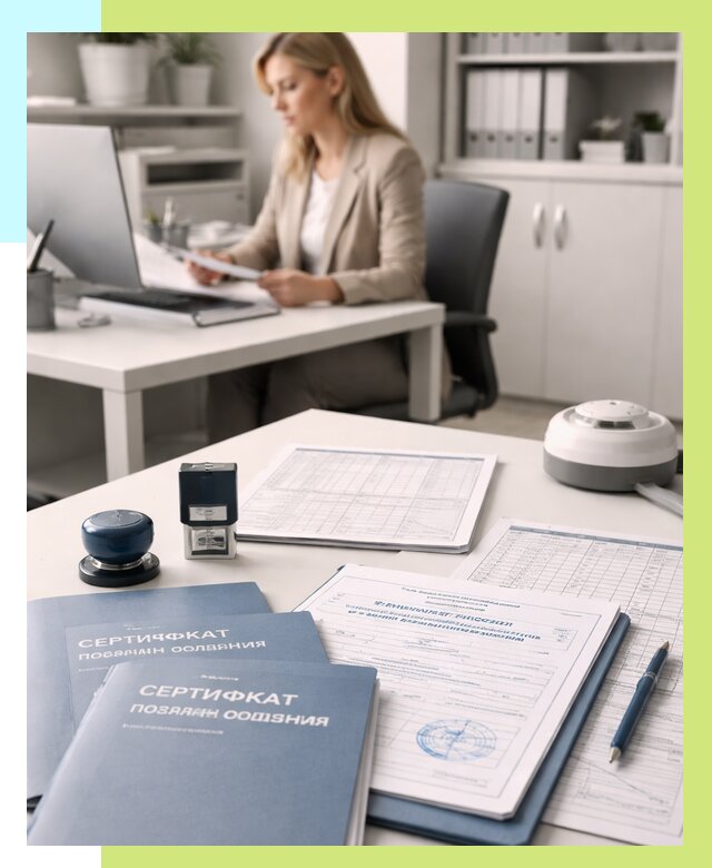 Сертификаты пожарной безопасности в Ханты-Мансийске от 15314 р. | Алешин-Хнт