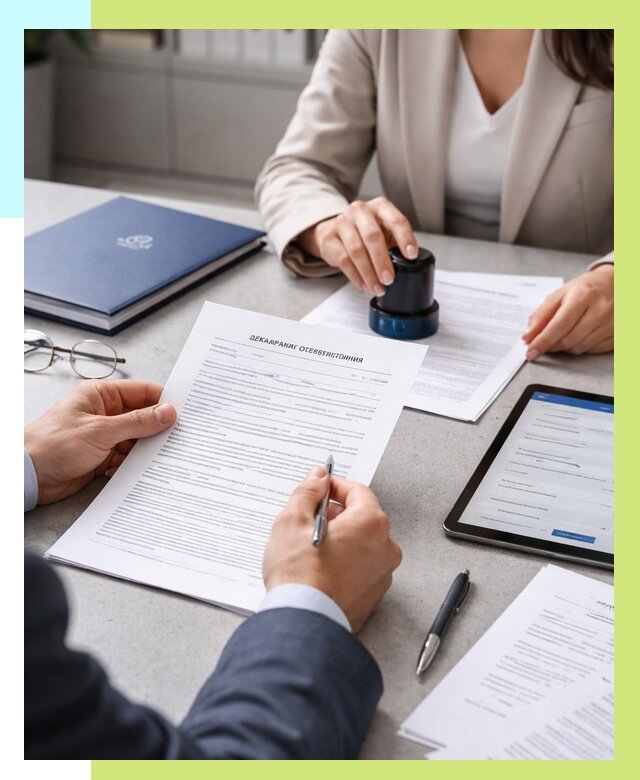 Декларация ГОСТ Р в Ханты-Мансийске от 8678 р оформить в Алешин-Хнт