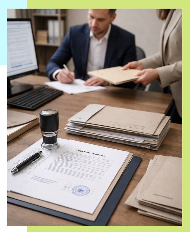 Отказное письмо для таможни в Ханты-Мансийске от 3063 р, Алешин-Хнт