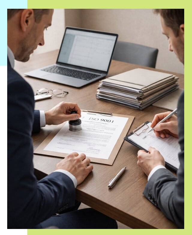 Сертификат ISO 9001 в Ханты-Мансийске купить от 81672 р. | Алешин-Хнт