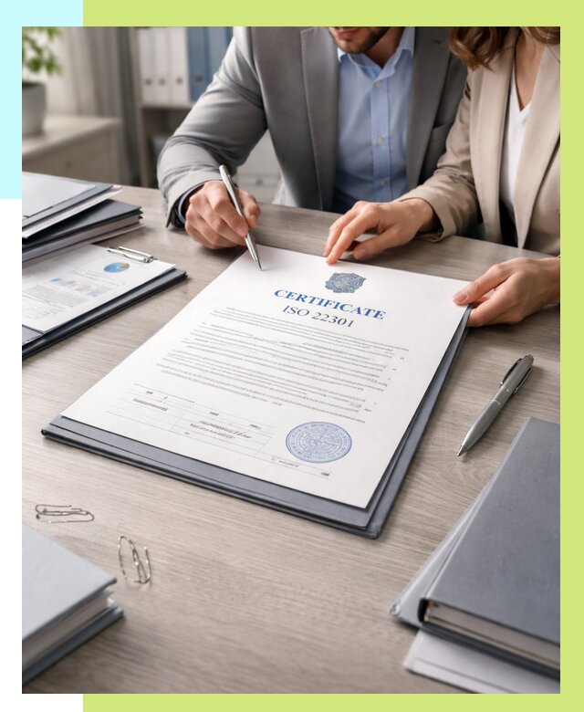 Сертификат ISO 22301 в Ханты-Мансийске от 45941 р. | Алешин-Хнт срочно