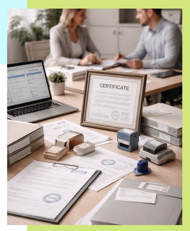 Сертификация компании в Ханты-Мансийске от 45941 р. | Алешин-Хнт — заказ